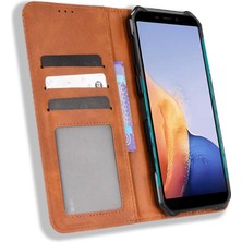 My Boutique1 Ulefone Zırh X9 Manyetik Kapatma Pu Deri Cüzdan Için Telefon Kılıfı (Yurt Dışından)