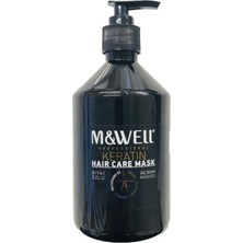 M&well Argan Keratin ve Bitki Özlü Saç Bakım Maskesi 500 ml