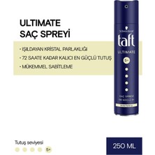 Taft Saç Spreyi Ultimate 250 ml  Saç Şekillendirici Krem ve Wax