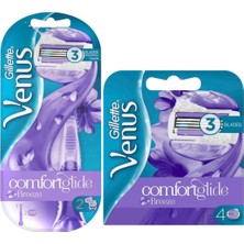 Gillette Venus Breeze Tıraş Paketi (Tıraş Makinesi 4'lü Tı