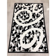 Kaşmir Halı Jade 146X233 Je 0024-03 Siyah Beyaz 4 M2 Halı !