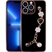 Wowcase iPhone 14 Pro Max - Uyumlu El Tutamaçlı Kamera Korumalı Wowcase Taka Silikon Kapak-Mor