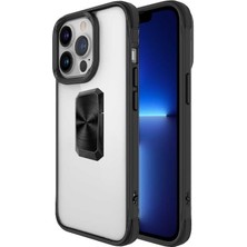 Wowcase iPhone 13 Pro - Uyumlu Wowcase V-Bax Kapak-Siyah