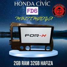 For-X Honda Civic Fd6 Multimedya!2gb Ram 32GB Hafıza!kablosuz Carplay!