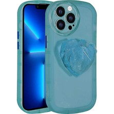 Wowcase iPhone 12 Pro Max - Uyumlu Kamera Korumalı Pop Soketli Renkli Wowcase Ofro Kapak-Mavi