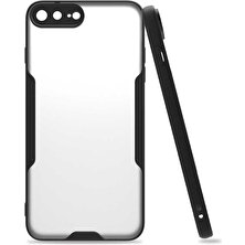 Wowcase iPhone 8 Plus - Uyumlu Wowcase Parfe Kapak-Siyah