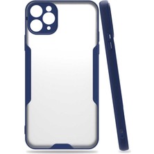 Wowcase iPhone 11 Pro Max - Uyumlu Wowcase Parfe Kapak-Lacivert