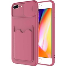 Wowcase iPhone 7 Plus - Uyumlu ​wowcase Kartix Kapak-Kırmızı