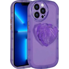 Wowcase iPhone 13 Pro - Uyumlu Kamera Korumalı Pop Soketli Renkli Wowcase Ofro Kapak-Mavi