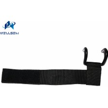 Chaoduo Shop Tek Elle Stil 1 Adet Ağırlık Kaldırma Kancası El Çubuğu Bilek Kayışları Eldiven Halter Gücü Eğitimi Gym Fitness Kanca Desteği Kaldırma Kavrama Kemeri (Yurt Dışından)