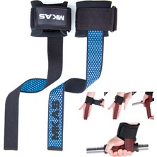 Chaoduo Shop Mavi Bilek Kayışı Stili Mkas Ağırlık Kaldırma Bilek Kayışları Spor Vücut Geliştirme Eğitimi Spor Salonu Kaldırma Kayışları Kaymaz Flex Jel Kavrama ile (Yurt Dışından)