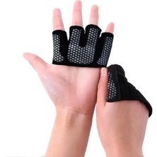 Chaoduo Shop Silver Gloves Style S Beden Gym Fitness Half Finger Gloves Men Women For Crossfit Workout Gloves Dumbell Power Weight Lift Bodybuilding Hand Protector Glove (Yurt Dışından)