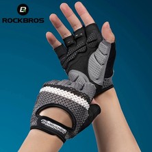 Chaoduo Shop S246 Stili S Beden Rockbros Breathable Fitness Gloves Silicone Palm Hollow Back Gym Gloves Weightlifting Workout Dumbbell Bodybuilding Gloves (Yurt Dışından)