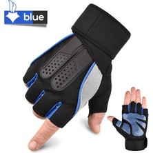 Chaoduo Shop Turuncu Tarzı L Beden 1 Pairs Elastic Gym Gloves Heavyweight Sports Exercise Weight Lifting Gloves Body Building Training Fitness Gloves For Men Women (Yurt Dışından)