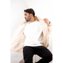 Sizefash Şişme Mont Bej