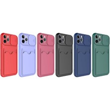 Wowcase iPhone 11 Pro Max - Uyumlu ​wowcase Kartix Kapak-Koyu Mor