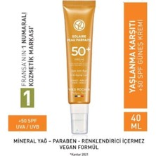 Yves Rocher 50 Spf Yaşlanma Karşıtı Güneş Kremi Solaire Peau Parfaite-40 ml