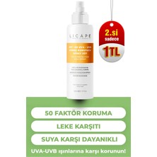 Licape Spf 50 Faktör Uva - Uvb Güneş Koruyucu Sprey Süt 200ML