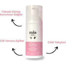 Mia Klinika Spf 50 Pink Tone Up Ton Eşitleyici Pembe Yüz Güneş Kremi