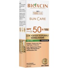 Bioxcin Sun Care SPF50 Yağlı Ciltler Için Renkli Güneş Kremi 50 ml