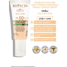 Bioxcin Sun Care SPF50 Yağlı Ciltler Için Renkli Güneş Kremi 50 ml