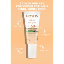 Bioxcin Sun Care SPF50 Yağlı Ciltler Için Renkli Güneş Kremi 50 ml