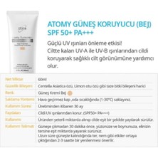 Atomy Sunscreen Renkli Güneş Koruyucu SPF50+ Pa+++ (Bej) 60ML - Trendmu