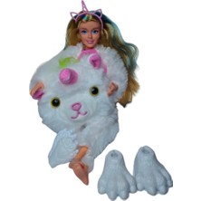 Vardem Change Oyuncak Beyaz Unicorn Aksesuarlı 30 cm Bebek 66841