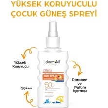 Dermokil Yüksek Koruyucu Çocuk Güneş Spreyi 50 Spf 200 ml x 2 Adet