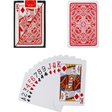 Chaoduo Shop Kırmızı Stil 100% Pvc Yeni Desen Plastik Su Geçirmez Yetişkin Iskambil Kartları Oyunu Poker Kartları Masa Oyunları 58*88MM Kartlar Poker Kartları (Yurt Dışından)