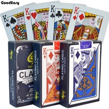 Chaoduo Shop NO.6688 Mavi Stil Poker Kartları Su Geçirmez Texas Hold'em Oyun Kartları Plastik Black Jack Oyun Kartı Poker Oyun Masası Oyun Kartı 100% Pvc Dro (Yurt Dışından)