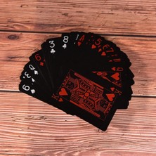 Chaoduo Shop No.4 Tarzı Su Geçirmez Oyun Kartları Plastik Kartlar Koleksiyonu Black Diamond Poker Kartları Yaratıcı Hediye Standart Oyun Kartları Poker (Yurt Dışından)