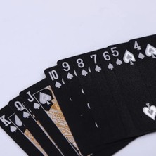 Chaoduo Shop B Tarzı Tarot Lüks 100% Plastik Pvc Karton Oyun Renkli Baskı Casino Oyun Kartları Siyah Poker (Yurt Dışından)