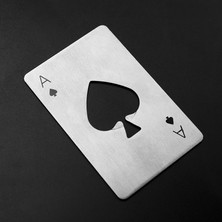 Chaoduo Shop Gümüş Tarzı 3@# Ortable Paslanmaz Çelik Komik Eğlence Masa Oyunu Eğlenceli Poker Kartı Hediye Dayanıklı Poker Şişe Açacağı (Yurt Dışından)