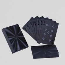 Chaoduo Shop 2 Adet Siyah Stil Et Plastik Poker Suya Dayanıklı Siyah Altın Oyun Kartları Sınırlı Sayıda Koleksiyon Elmas Poker Kartları Yaratıcı Hediye (Yurt Dışından)