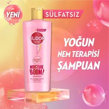 Elidor Collagen Blends Sülfatsız Saç Bakım Şampuanı Moisture Boom Yoğun Nem Terapisi 350 ml X3