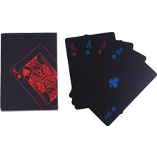 Chaoduo Shop Mavi Tarzı ile Kırmızı Klasik Sihirli Hileler Aracı Saf Kara Sihirli Kutu Paketlenmiş Li Su Geçirmez Pvc Plastik Oyun Kartları Yaratıcı Hediye Dayanıklı Poker (Yurt Dışından)