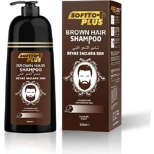 Softto Plus Brown Hair Shampoo Koyu Kestane (Beyaz Saçlara Son) Şampuan 350 :ml.