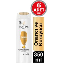 Pantene Onarıcı ve Koruyucu Şampuan 350 ml 6 Adet