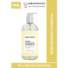 Maru.derm Yağ Bazlı Temizleyici 400 ml - Yüz ve Vücut Için Temizleme Yağı