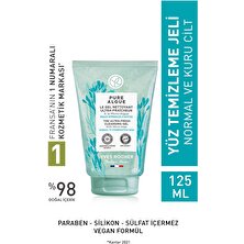 Yves Rocher Normal ve Kuru Ciltler Için Pure Algue Prebiyotik Yüz Yıkama JELI-125 ml