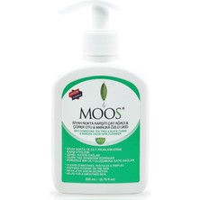 Moos Siyah Nokta Karşıtı Çay Ağacı & Çörek Otu & Manuka Özlü Tuzsuz Sülfatsız Likit 200 Ml.