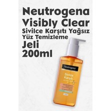 Neutrogena Visibly Clear Sivilce Karşıtı Yağsız Yüz Temizleme Jeli 200 ml