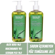 Derma cc Laboratorıes Soap-Free Face Cleansing Gel / Sabun Içermeyen Yüz Temizleme Jeli 200ML x 2