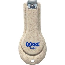 Wee Baby Saplı Çıt Çıt Tırnak Makası Açık Kırmızı Ergonomik Tutuş ve Paslanmaz Çelik Özellikleriyle