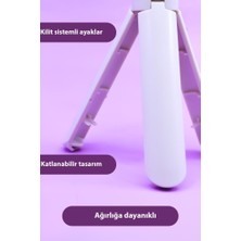 DEMPOWER Ayaklı Beyaz Mini Tripod