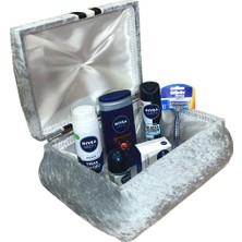 Nivea Damat Traş Seti Damat Nişan Söz Çeyiz Sandığı Bohça Seti