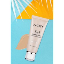 Note Cosmetics 3 In 1 Healthy Skin Tinted Moisturizer Renk Ton Eşitleyici 50 Spf+ Aydınlatıcı Krem