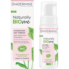 Diadermine Naturally Bio Me Nemlendirici Gündüz Kremi 50 ml + Yüz Köpüğü Hediye