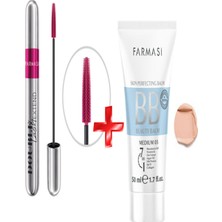 Farmasi Double Lash Extend Çift Etkili Maskara+ Bb Krem Orta 50 ml 03(2'li Set)